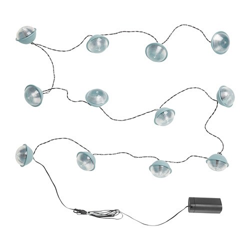 IKEA SOLVINDEN LED string light with 12 lights Model Image