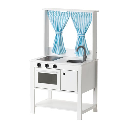 IKEA SPISIG play kitchen with curtains Model Image