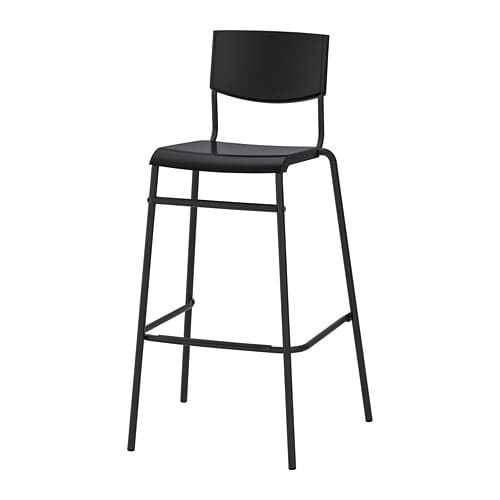 IKEA STIG bar stool with backrest Model Image