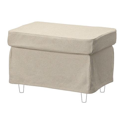 IKEA STRANDMON slipcover for ottoman Model Image