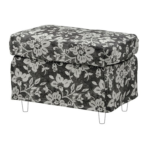 IKEA STRANDMON slipcover for ottoman Model Image