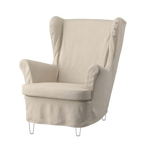 IKEA STRANDMON slipcover for wing chair Model Image