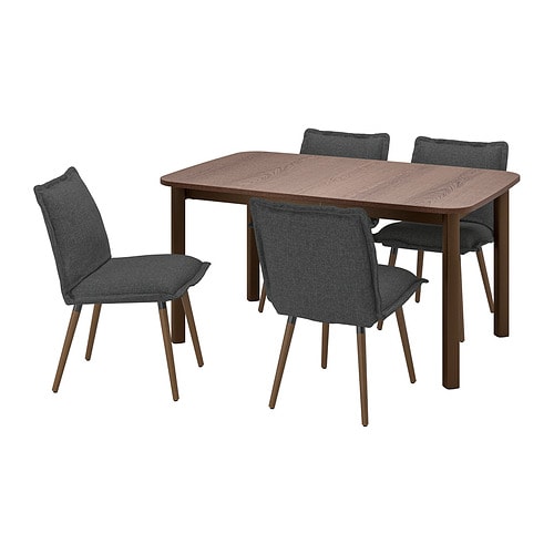 IKEA STRANDTORP / KLINTEN table and 4 chairs Model Image