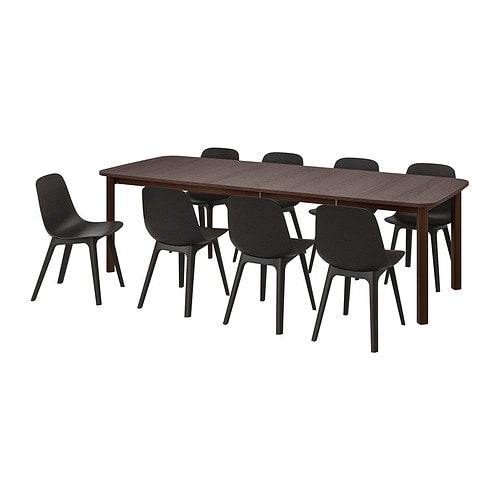 IKEA STRANDTORP / ODGER table and 8 chairs Model Image