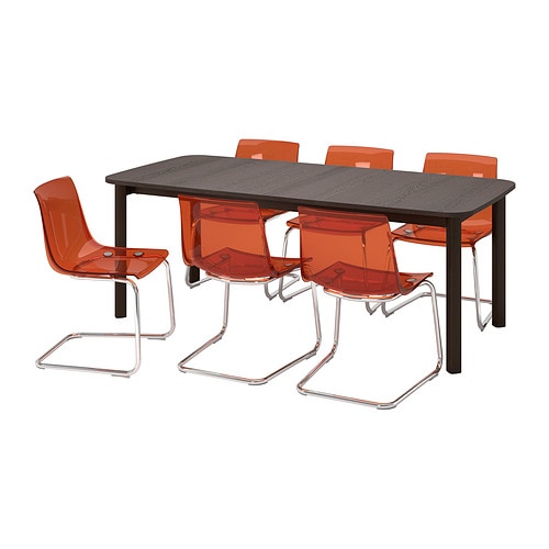 IKEA STRANDTORP / TOBIAS table and 6 chairs Model Image