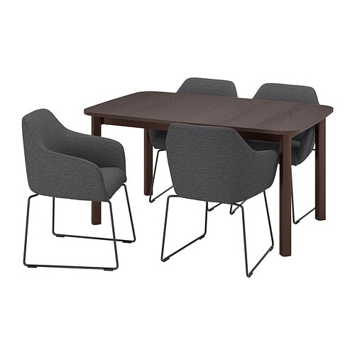 IKEA STRANDTORP / TOSSBERG table and 4 chairs Model Image