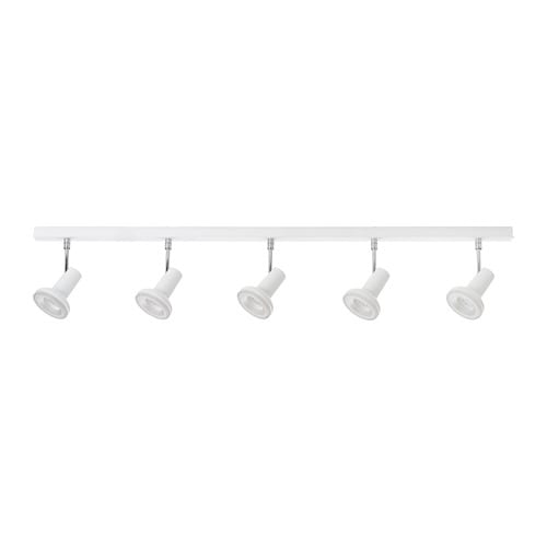 IKEA STRATOSFÄR ceiling light with 5 spotlights Model Image