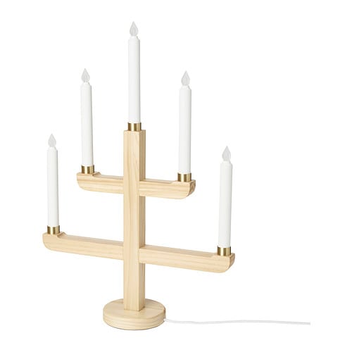 IKEA STRÅLA LED 5-arm candelabra Model Image