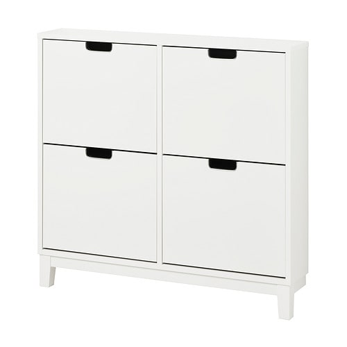 IKEA STÄLL shoe cabinet with 4 compartments Model Image