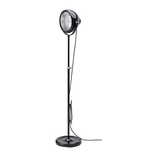 IKEA SVARTNORA floor lamp with LED bulb Model Image