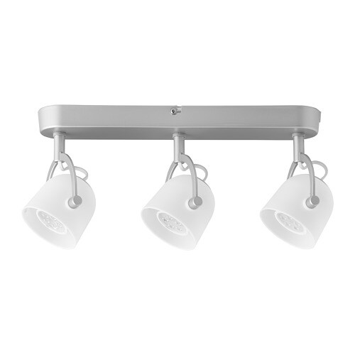 IKEA SVIRVEL ceiling track, 3 spotlights Model Image