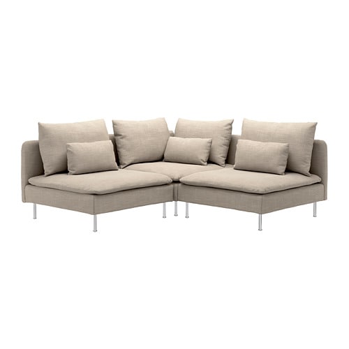 IKEA SÖDERHAMN sectional, 3-seat corner Model Image