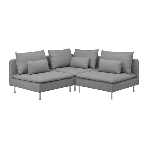 IKEA SÖDERHAMN sectional, 3-seat corner Model Image