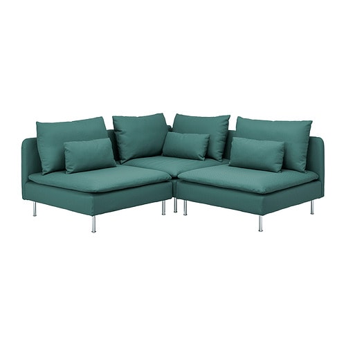 IKEA SÖDERHAMN sectional, 3-seat corner Model Image