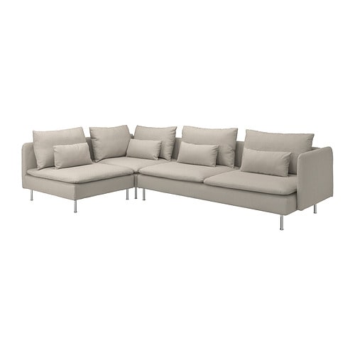 IKEA SÖDERHAMN sectional, 4-seat corner Model Image