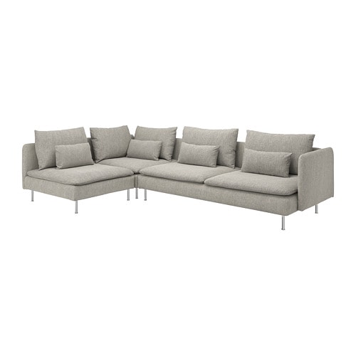 IKEA SÖDERHAMN sectional, 4-seat corner Model Image