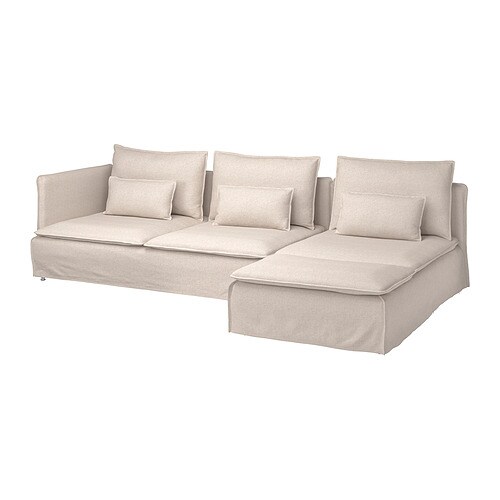 IKEA SÖDERHAMN sectional, 4-seat with chaise Model Image