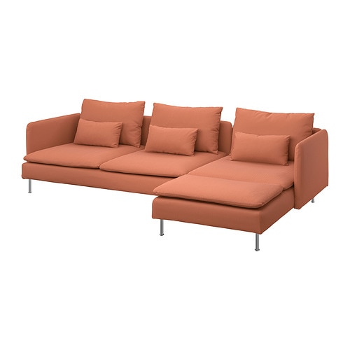 IKEA SÖDERHAMN sectional, 4-seat with chaise Model Image