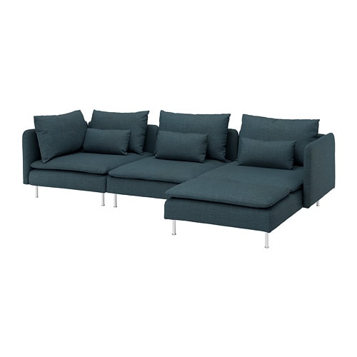 IKEA SÖDERHAMN sectional, 4-seat with chaise Model Image