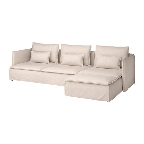 IKEA SÖDERHAMN sectional, 4-seat with chaise Model Image