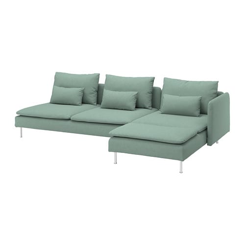 IKEA SÖDERHAMN sectional, 4-seat with chaise Model Image