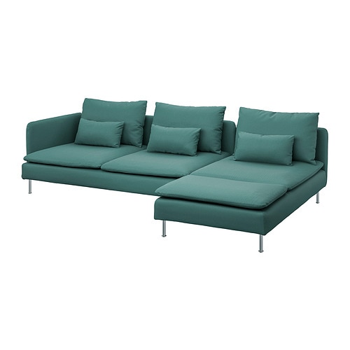 IKEA SÖDERHAMN sectional, 4-seat with chaise Model Image