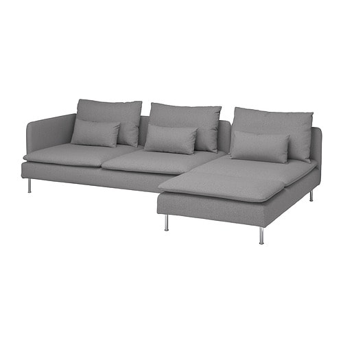 IKEA SÖDERHAMN sectional, 4-seat with chaise Model Image