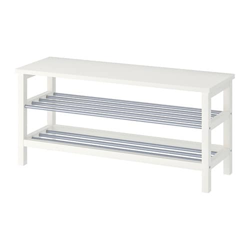 IKEA TJUSIG bench with shoe storage Model Image