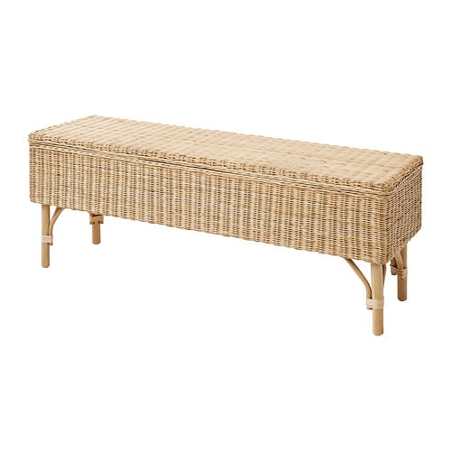 IKEA TOLKNING bench with storage Model Image