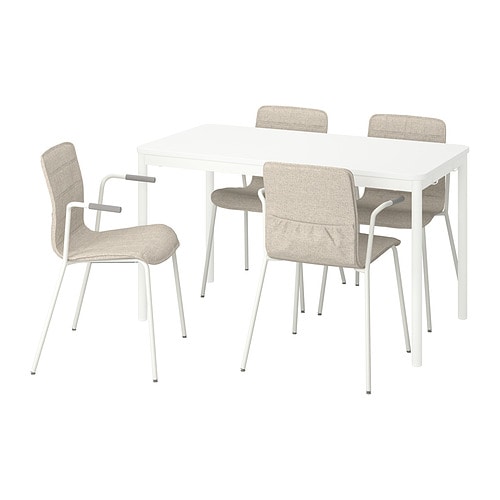 IKEA TOMMARYD / LÄKTARE conference table and chairs Model Image