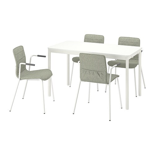 IKEA TOMMARYD / LÄKTARE conference table and chairs Model Image