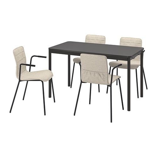 IKEA TOMMARYD / LÄKTARE conference table and chairs Model Image