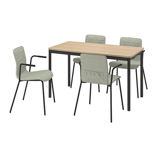 IKEA TOMMARYD / LÄKTARE conference table and chairs Model Image