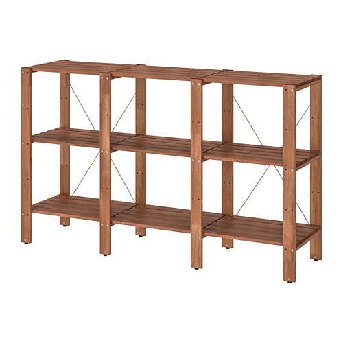 IKEA TORDH shelving unit, outdoor Model Image