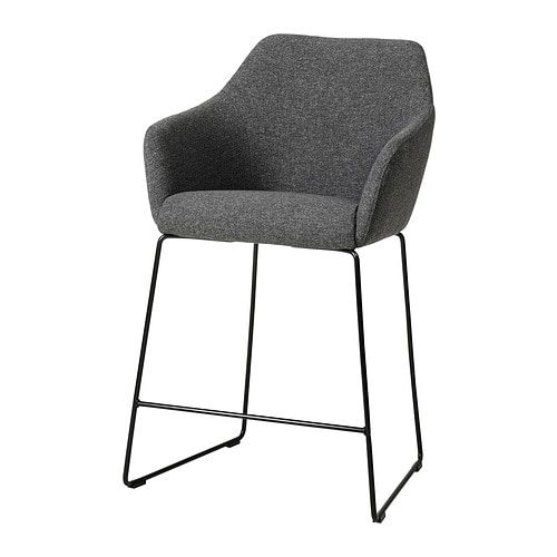 IKEA TOSSBERG bar stool with backrest Model Image