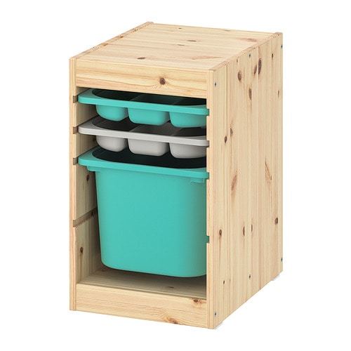 IKEA TROFAST storage combination with box/trays Model Image