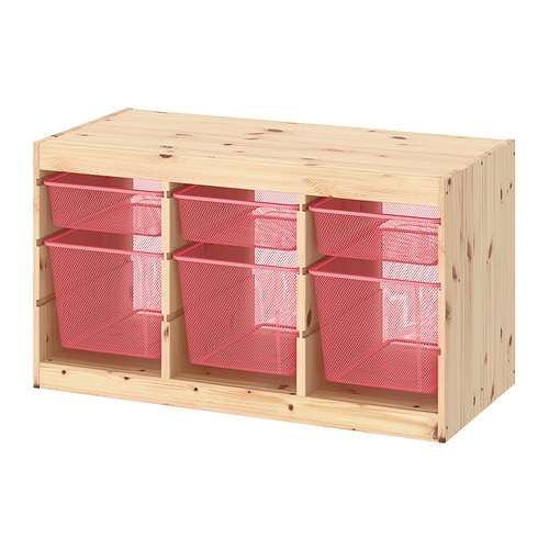 IKEA TROFAST storage combination with boxes Model Image