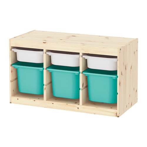 IKEA TROFAST storage combination with boxes Model Image