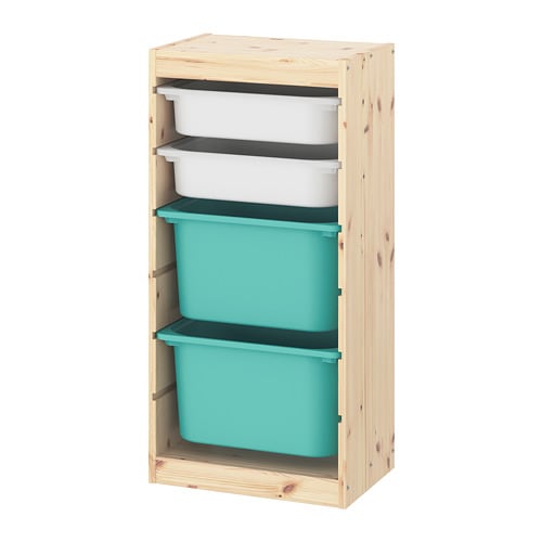 IKEA TROFAST storage combination with boxes Model Image