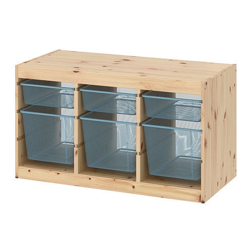 IKEA TROFAST storage combination with boxes Model Image