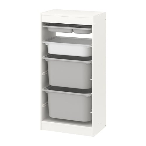 IKEA TROFAST storage combination with boxes/tray Model Image