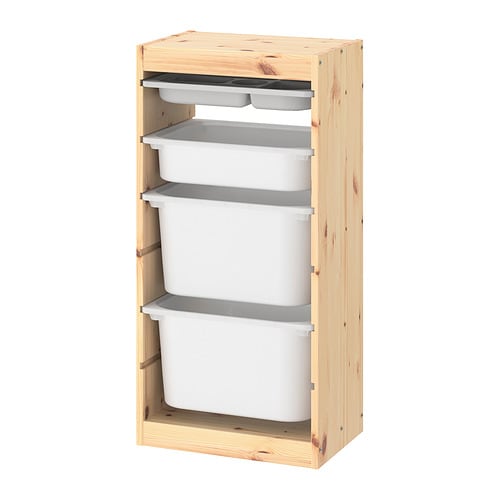 IKEA TROFAST storage combination with boxes/tray Model Image