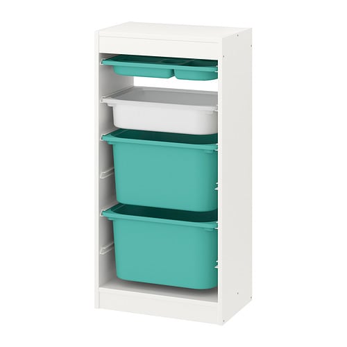 IKEA TROFAST storage combination with boxes/tray Model Image