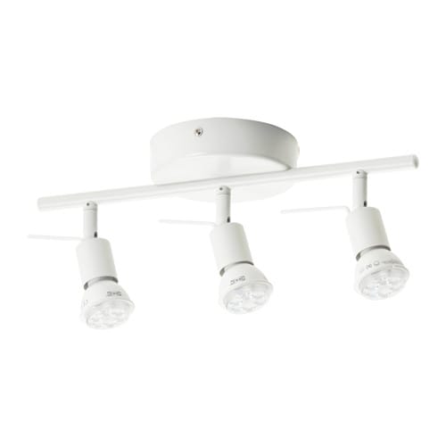 IKEA TROSS ceiling track, 3 spotlights Model Image