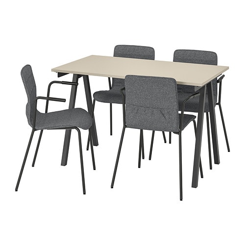 IKEA TROTTEN / LÄKTARE conference table and chairs Model Image