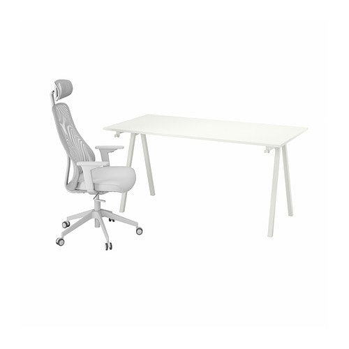 IKEA TROTTEN / MATCHSPEL desk and chair Model Image