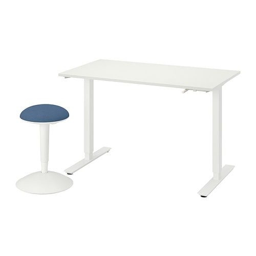 IKEA TROTTEN / NILSERIK desk+sit/stand support Model Image