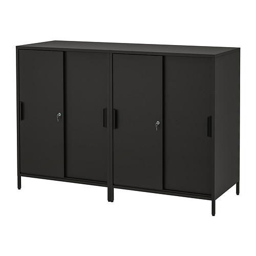 IKEA TROTTEN cabinet with sliding doors Model Image