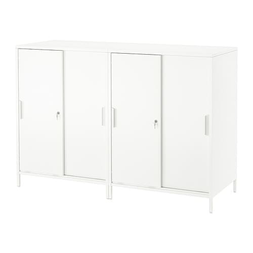 IKEA TROTTEN cabinet with sliding doors Model Image