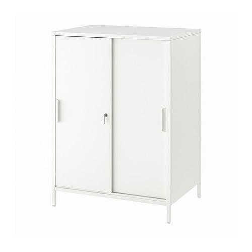 IKEA TROTTEN cabinet with sliding doors Model Image